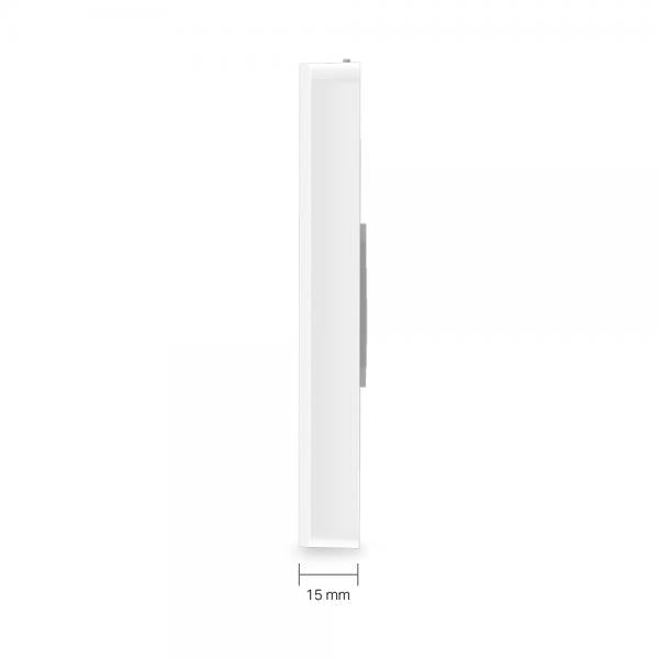 TP-Link - EAP235-Wall - AC1200 Wall-Plate Dual-Band Wi-Fi Access Point, Uplink: 1?xGigabit RJ45 Port- Downlink: 3? Gigabit RJ45 Port, 300 Mbps at 2.4 GHz + 867 Mbps at 5 GHz, Compatible with EU & US S [EAP235-Wall]