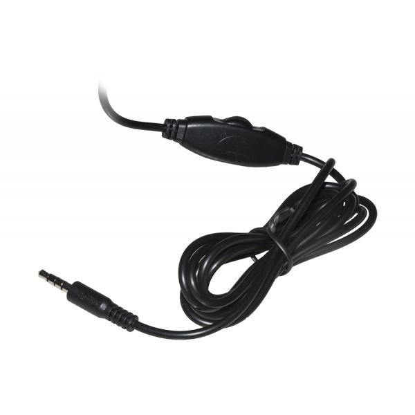LINK CUFFIA CON MICROFONO ORIENTABILE, CONNETTORE 1 X 3,5 MM E CONTROLLO VOLUME [LKHS03]
