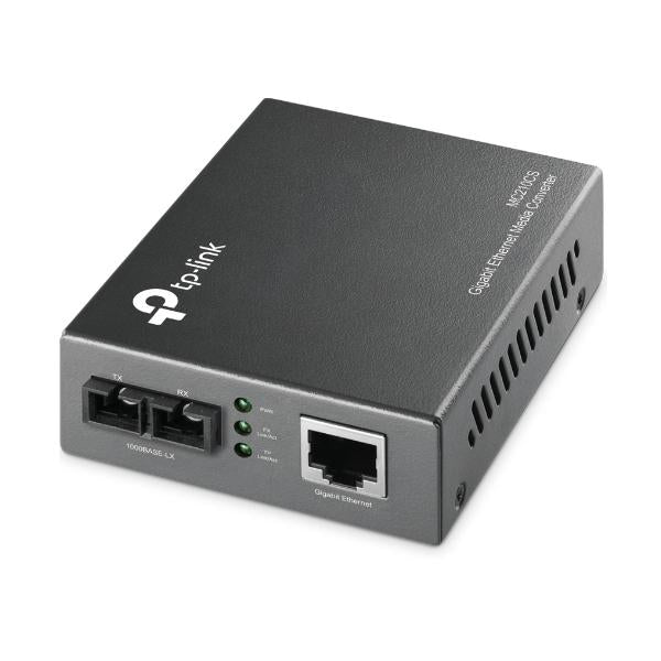 TP-Link MC210CS convertitore multimediale di rete 1000 Mbit/s 1310 nm Modalità singola Nero [MC210CS]