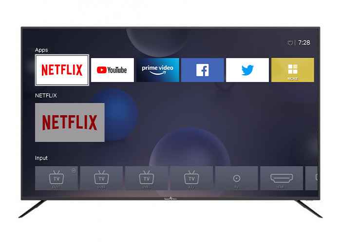 TV Smart 43" 4K LED Dvb-t2/s2 Nero