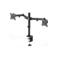 Digitus Dual Monitor Clamp Mount 15-32inch - Max Weight 2 x 8 kg - Black [DA-90400]