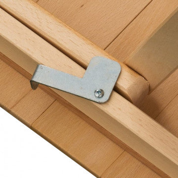 Tavolo doppio in legno di faggio 70 x 140 colore naturale