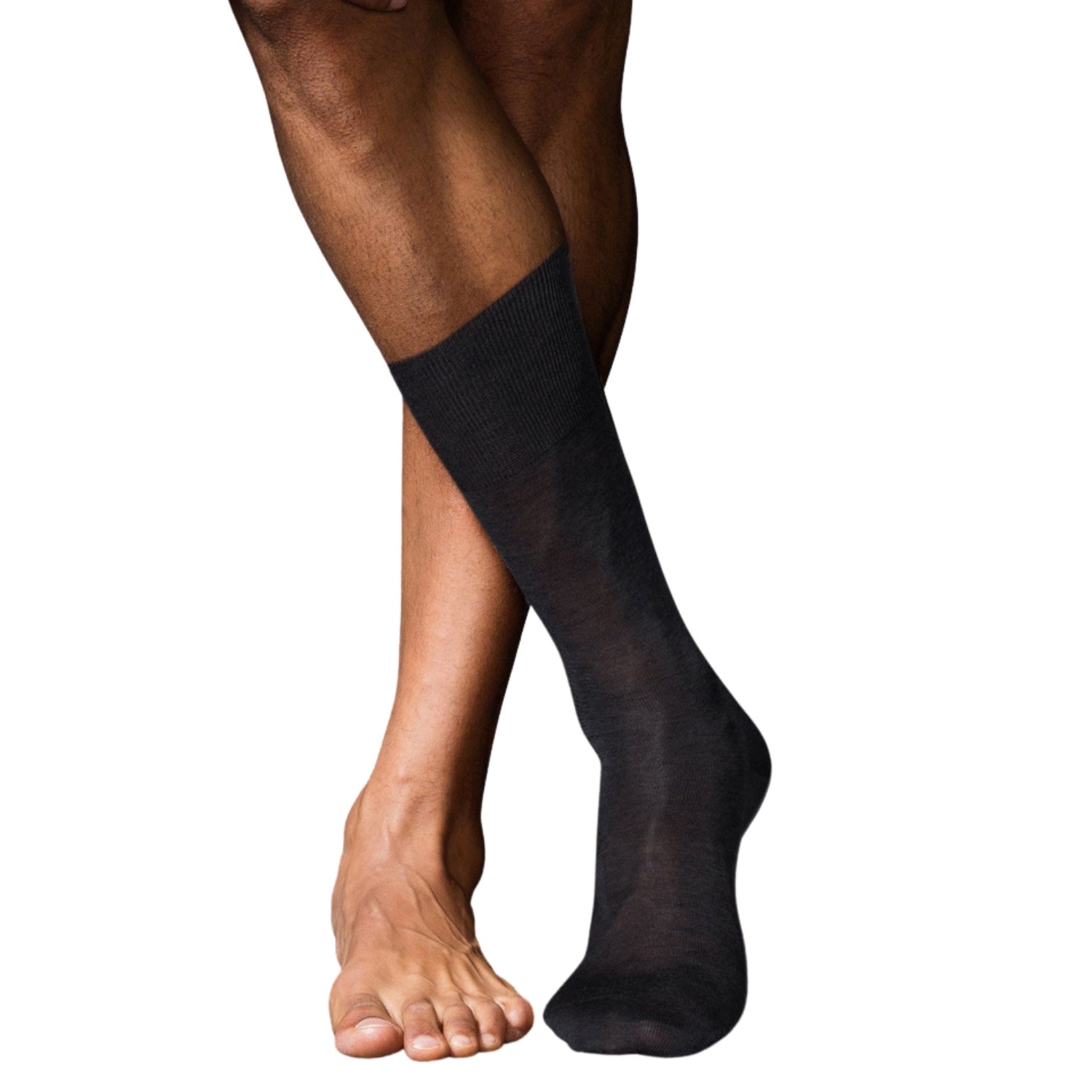 Intimitaly Calza Uomo Corta In Filo Di Scozia Maglia Liscia Rimagliato A Mano Art. 831/c