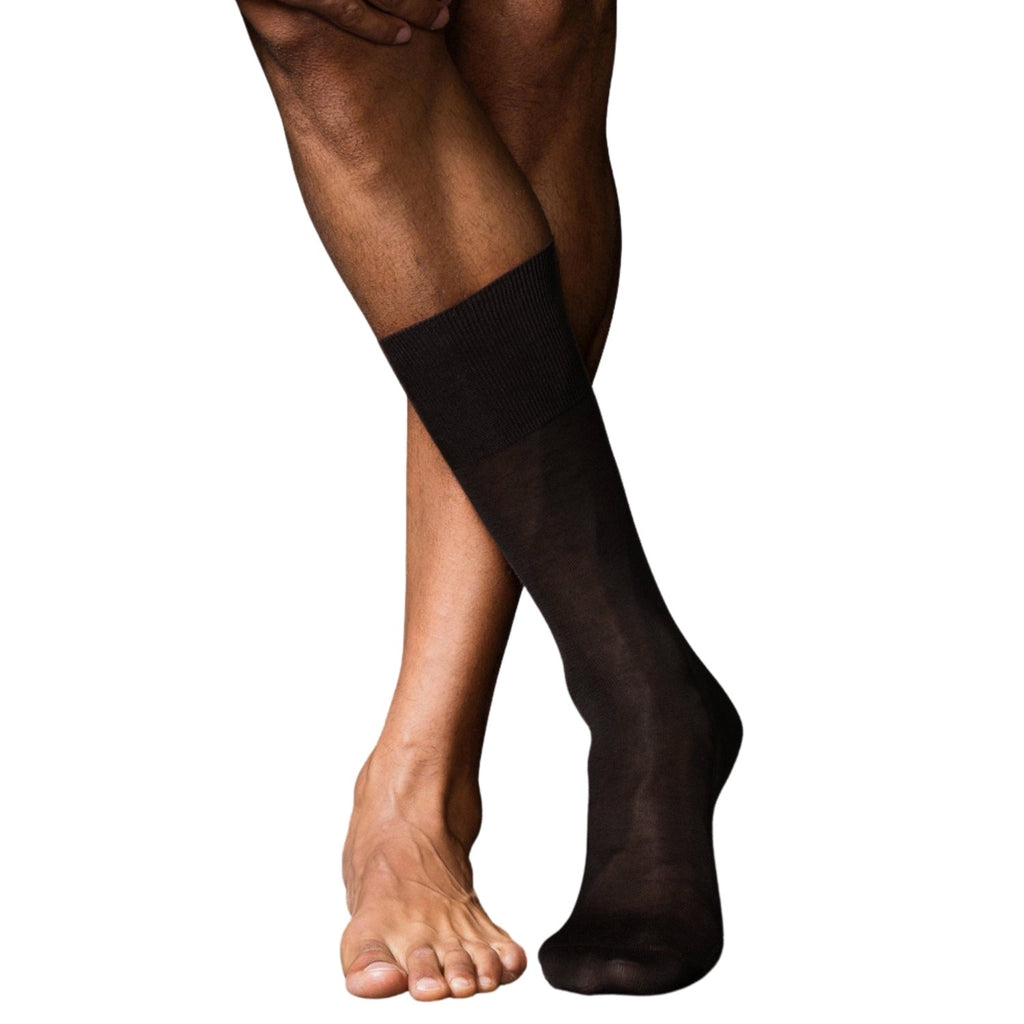 Intimitaly Calza Uomo Corta In Filo Di Scozia Maglia Liscia Rimagliato A Mano Art. 831/c