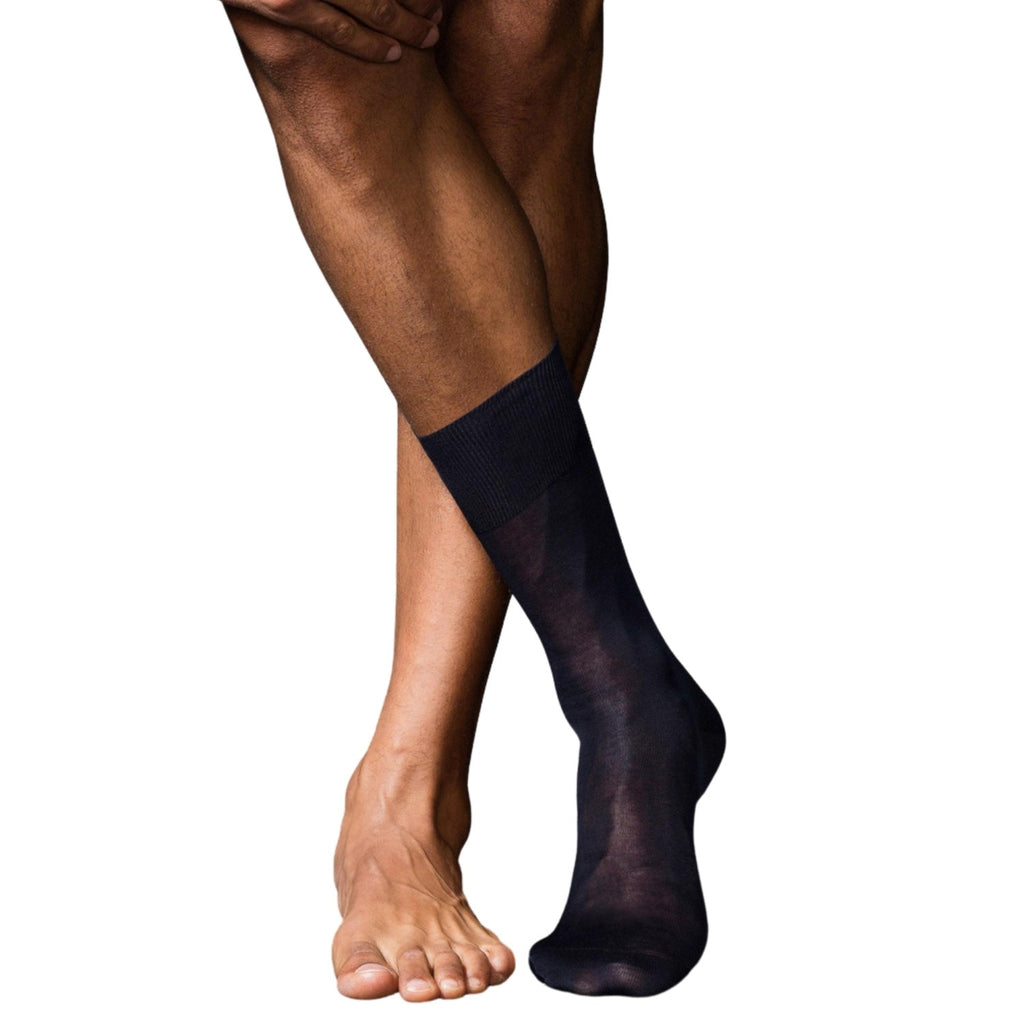 Intimitaly Calza Uomo Corta In Filo Di Scozia Maglia Liscia Rimagliato A Mano Art. 831/c