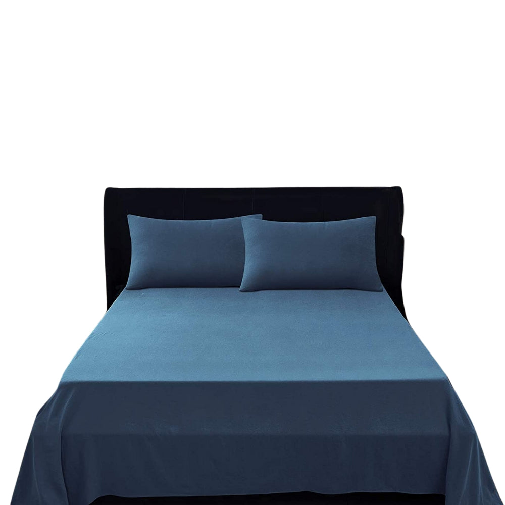 Irge - Completo Letto Matrimoniale Singolo E Piazza E Mezza In Cotone -  Lenzuola In Cotone Art. Marta