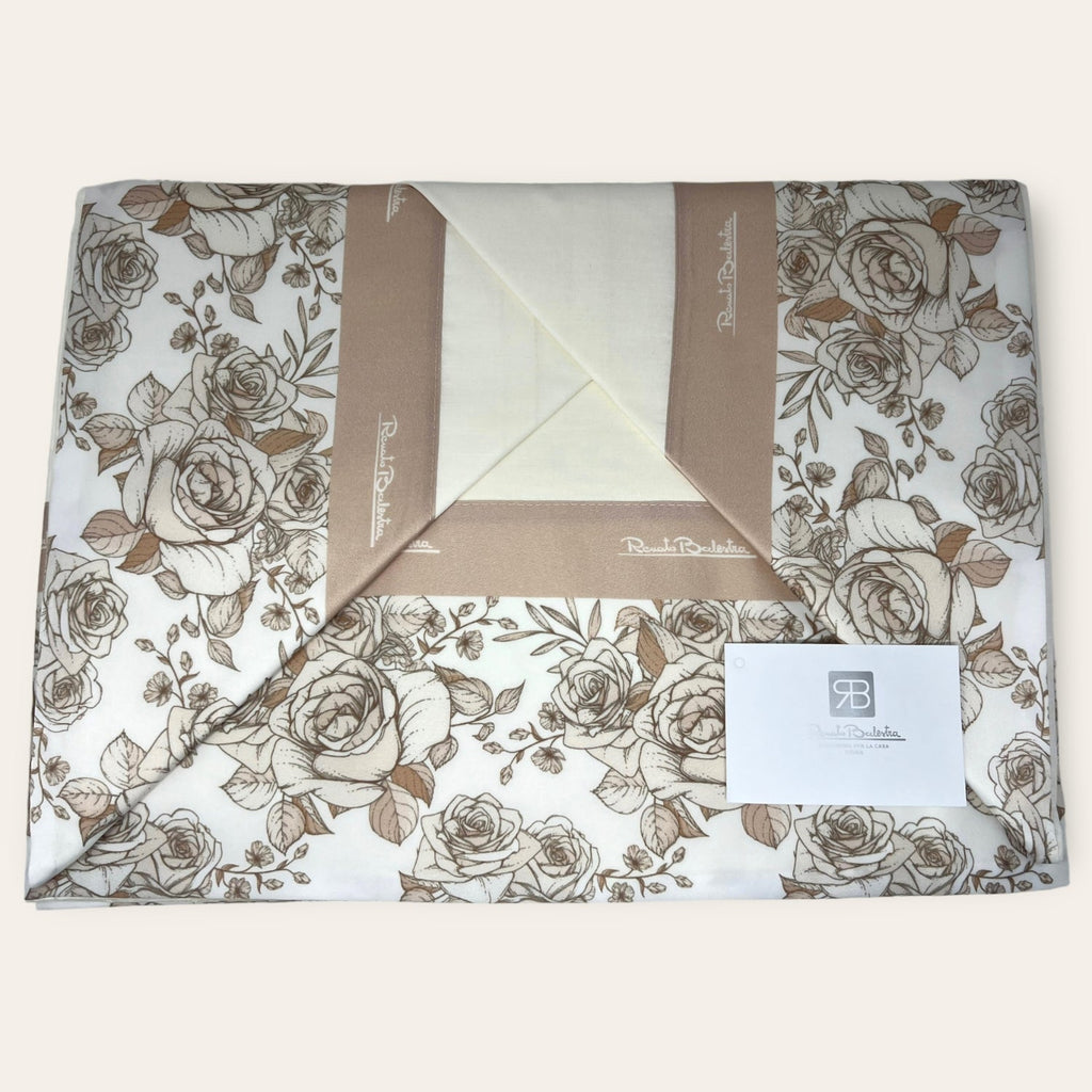 Renato Balestra Completo Lenzuola Matrimoniale In Puro Cotone  Art. Copp973 Denise