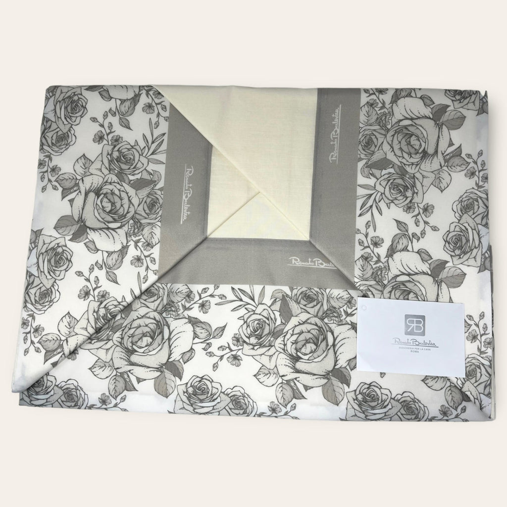 Renato Balestra Completo Lenzuola Matrimoniale In Puro Cotone  Art. Copp973 Denise