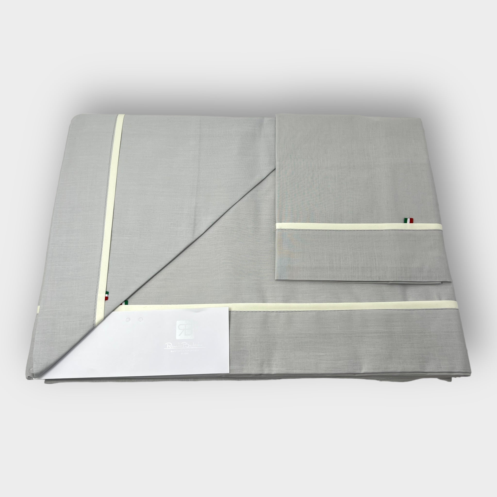 Renato Balestra Completo Letto 2 Posti In Puro Cotone Tinta Unita Art. Fabiana