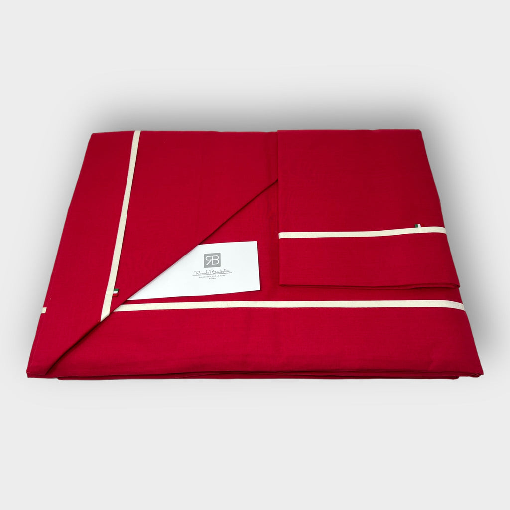 Renato Balestra Completo Letto 2 Posti In Puro Cotone Tinta Unita Art. Fabiana