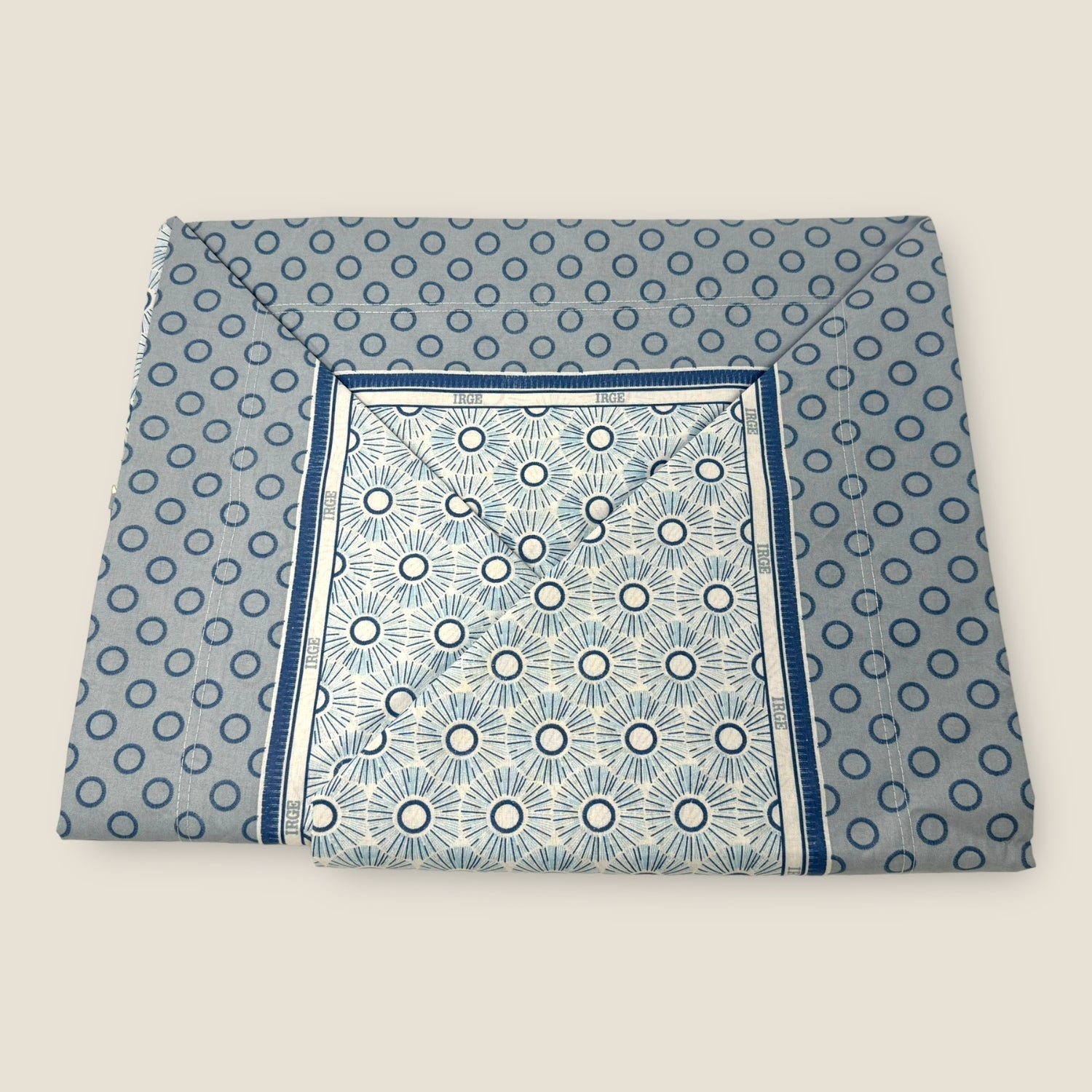 Irge - Completo Letto Matrimoniale In 100% Cotone Art. Ginevra Raggi