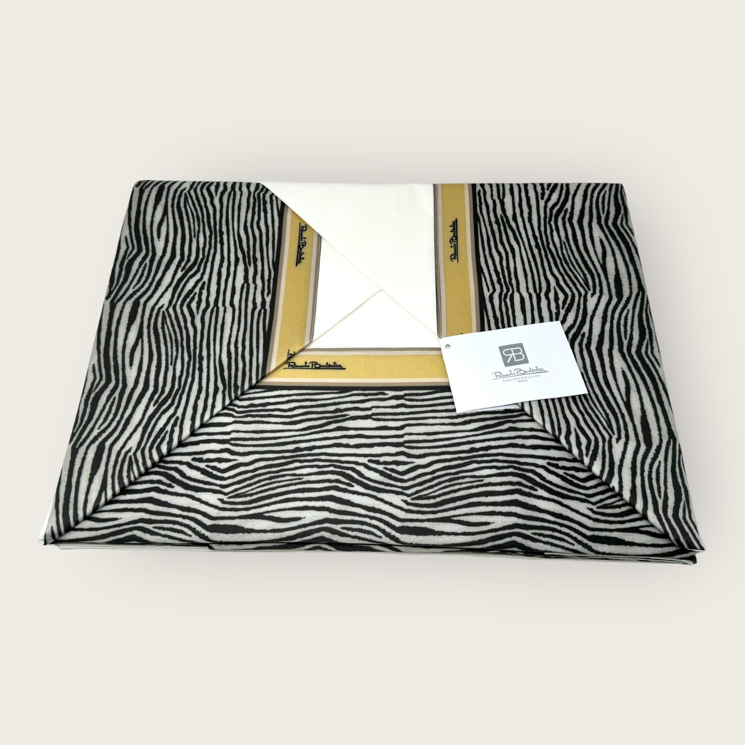 Renato Balestra Home - Completo Letto 2 Posti In Puro Cotone Fantasia Art. Lett099 Sahara