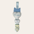 Irge Baby Coccarda Per Passeggino Di Benvenuto A Con Fiocco E Ricamo Piccola  Art. Ir1029