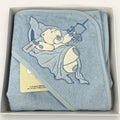 Teneri Bebe' Accappatoio Triangolo Neonato Ricamato In Spugna 100% Cotone  Art. 1928