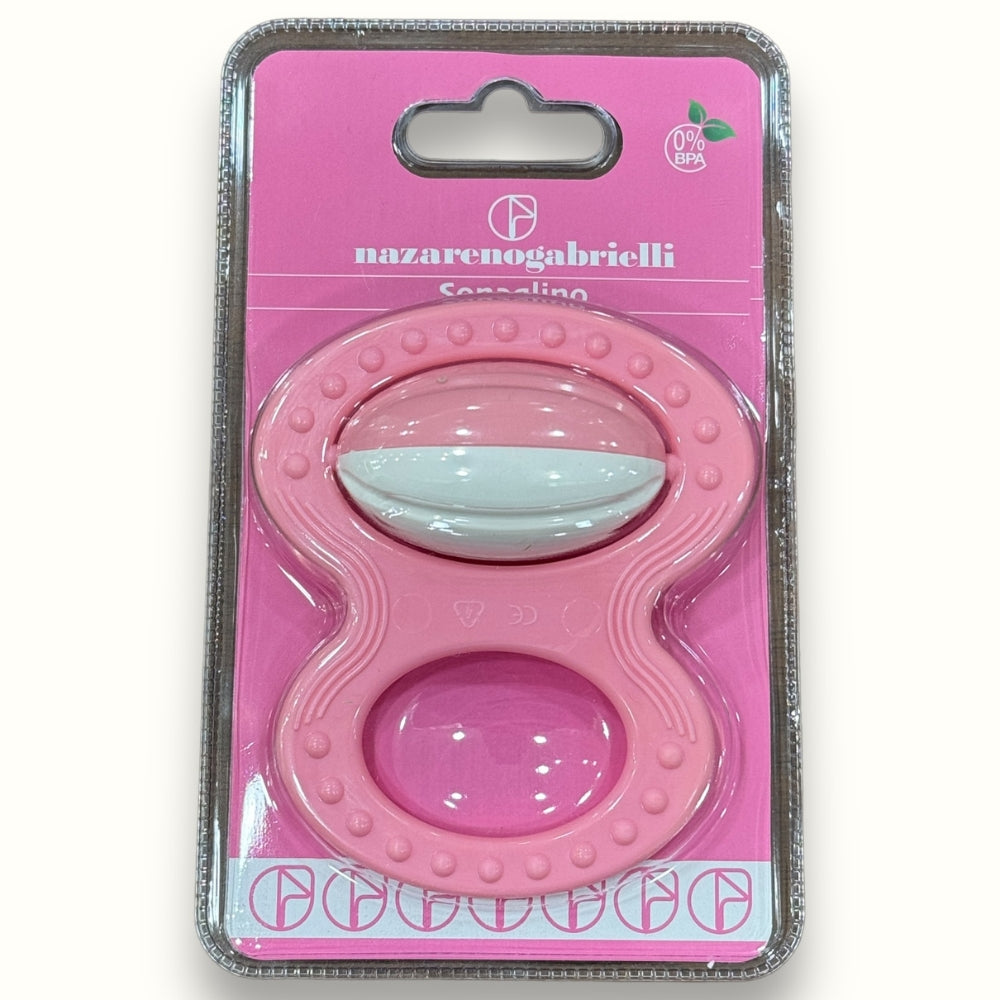 Nazareno Gabrielli - Sonaglino Per Neonato Disponibile In Colori Celeste E Rosa