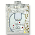 Nancy Baby - Bavette In Puro Cotone Con Ricamo Amore Degli Zii  Art. 388-4