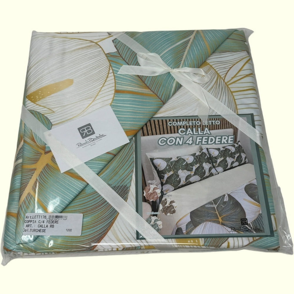 Renato Balestra - Completo Letto  Matrimoniale In Stampa Digitale Art. Lett176 Calla