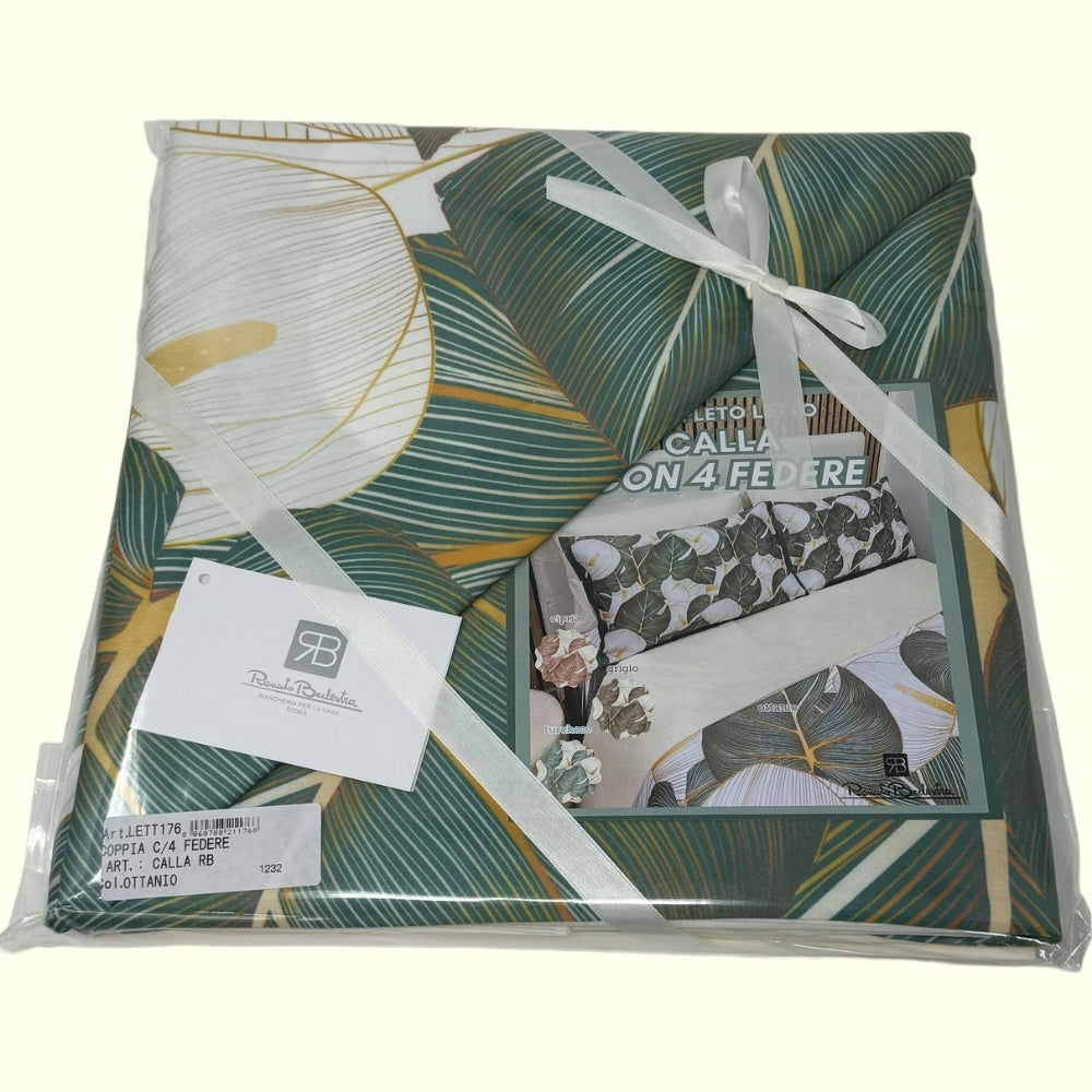 Renato Balestra - Completo Letto  Matrimoniale In Stampa Digitale Art. Lett176 Calla