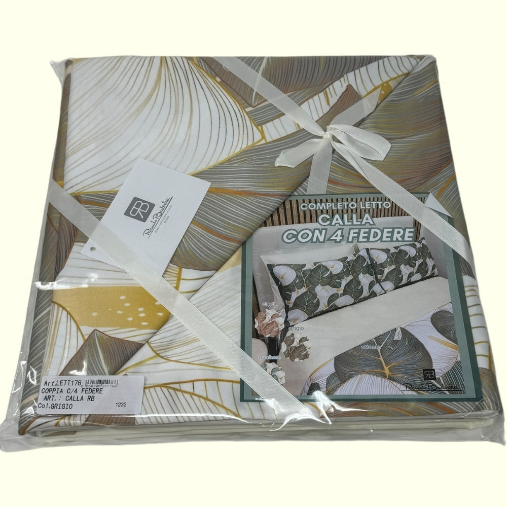 Renato Balestra - Completo Letto  Matrimoniale In Stampa Digitale Art. Lett176 Calla
