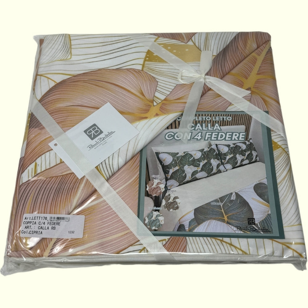 Renato Balestra - Completo Letto  Matrimoniale In Stampa Digitale Art. Lett176 Calla