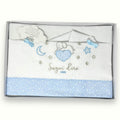 Irge Baby - Completo Culla Carrozzina 3 Pezzi -sotto+sopra+federa Ricamato In Puro Cotone Misura 90x120 Art. Bicc11