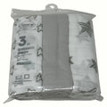 Nancy Baby Confezione 3 Pezzi Quadrato Garza 100% Cotone Mis. 75x75 Colorato Stampato  Art. 515