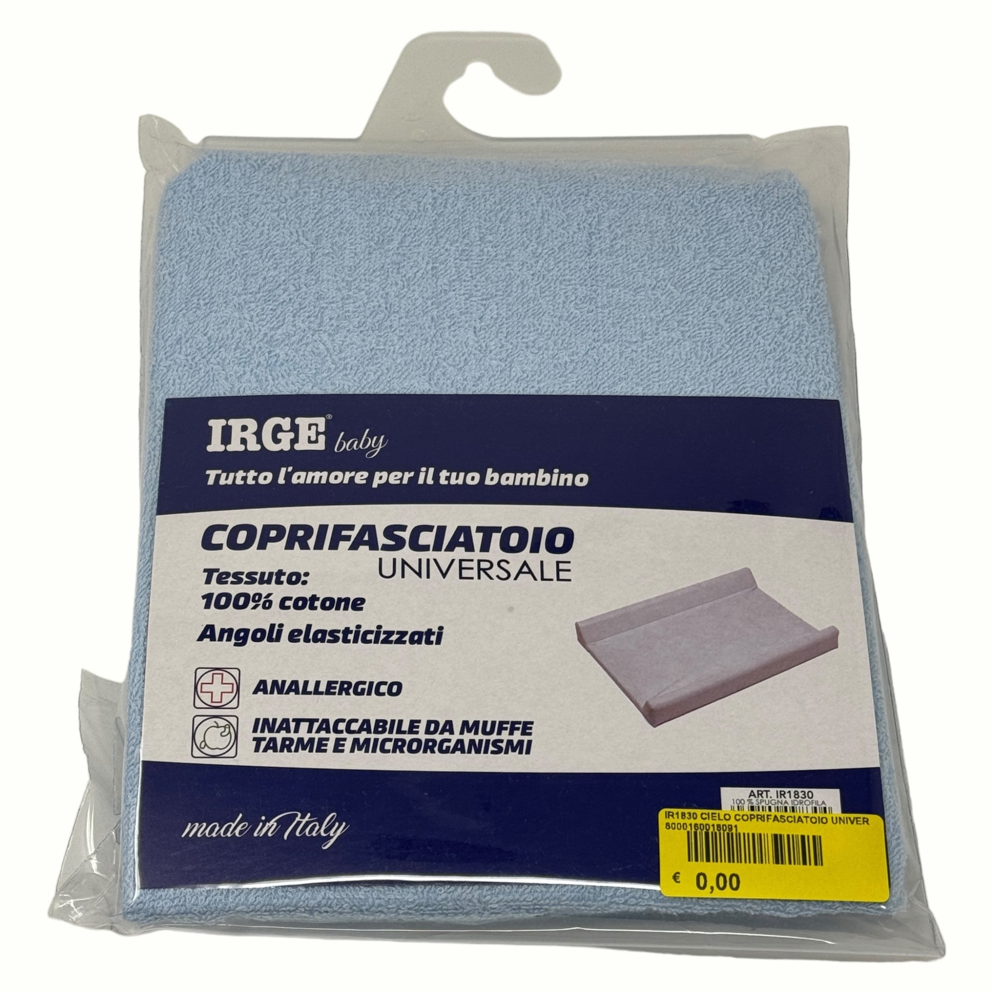 Irge Baby - Coprifasciatoio Universale 100% Cotone Con Angoli Elasticizzati  Art.ir1830