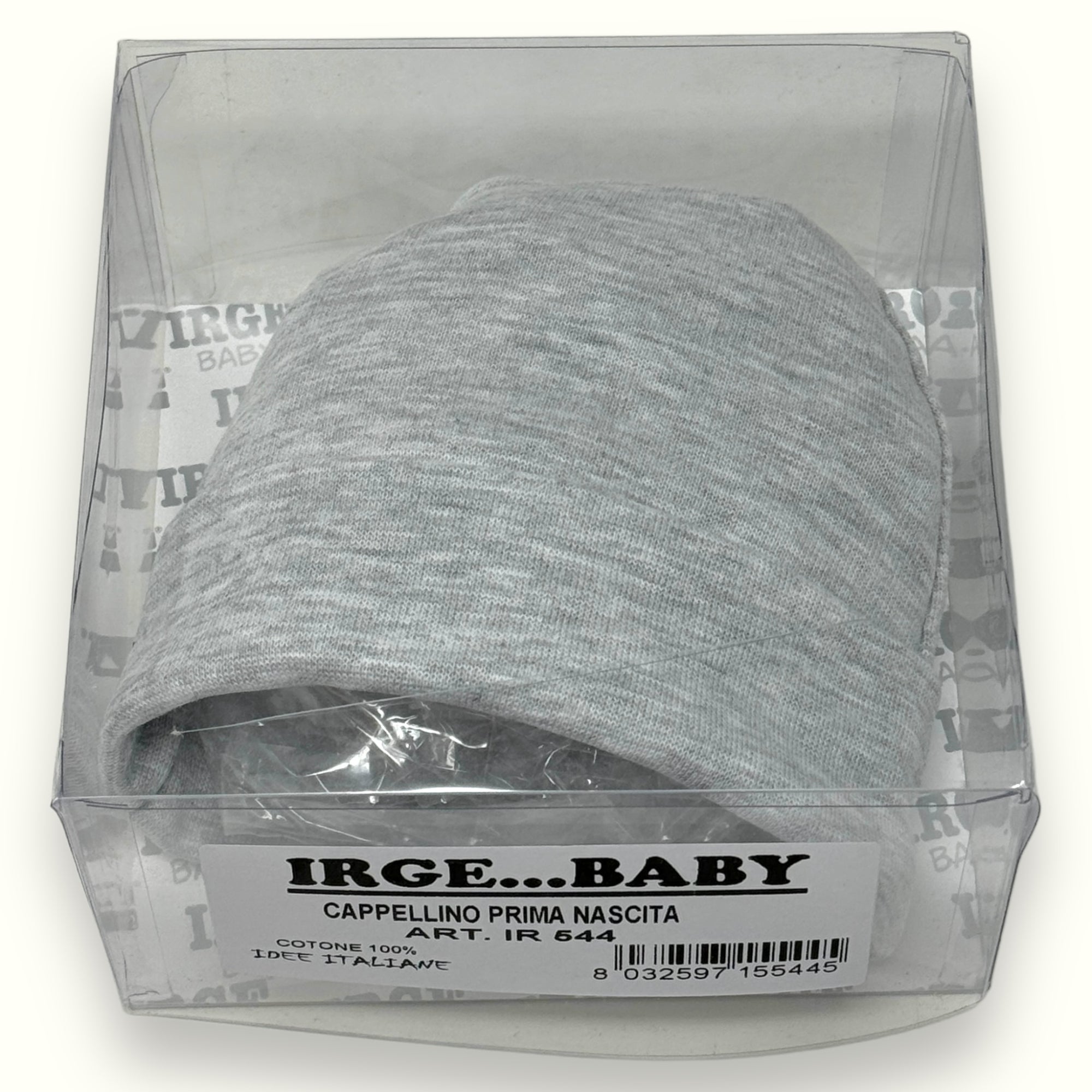 Irge Baby - Cappello Baby Prima Nascita In Puro Cotone  Art. Ir544