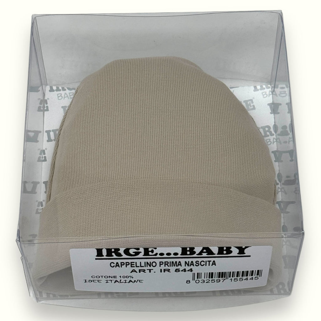 Irge Baby - Cappello Baby Prima Nascita In Puro Cotone  Art. Ir544