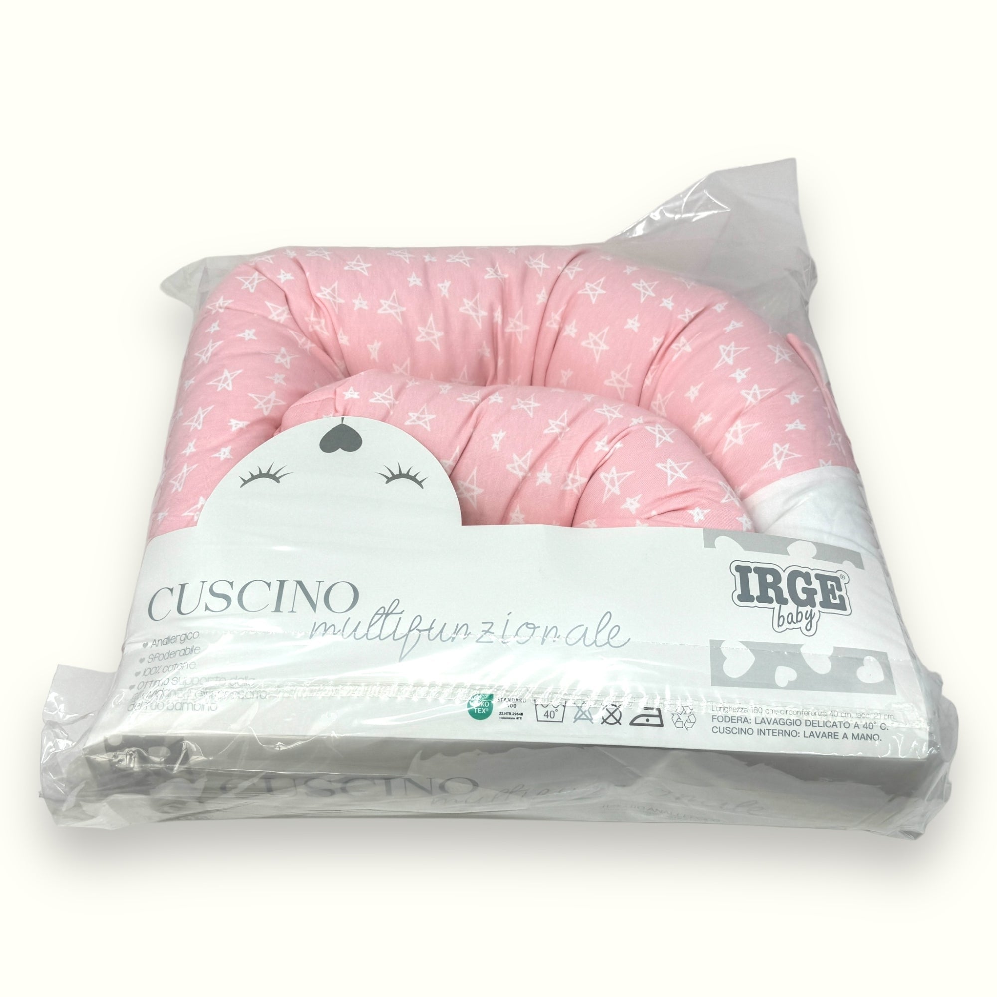 Nancy Baby - Un Dolce E Comodo Cuscino Multifunzionale Realizzato In Puro Cotone  Ir1112