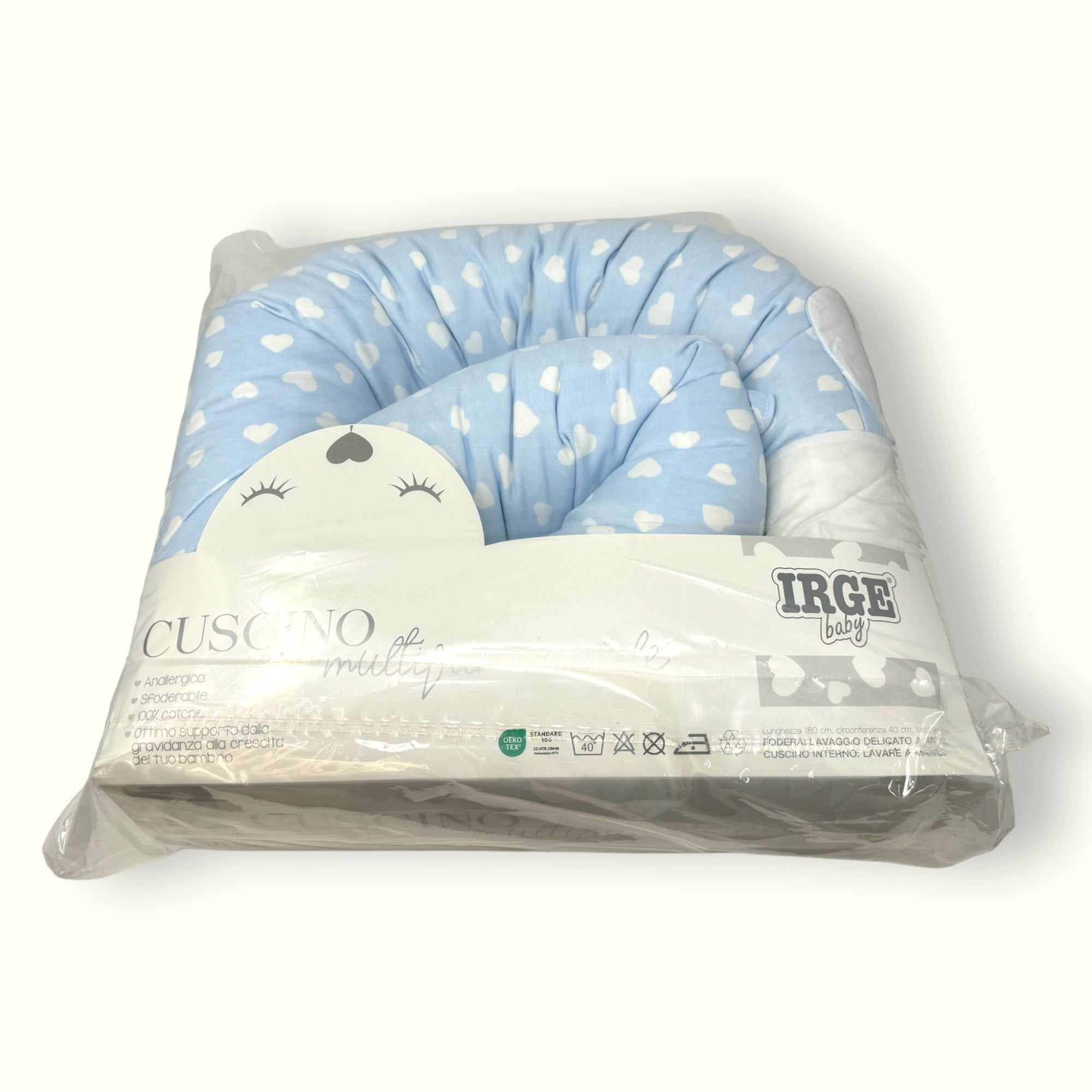 Nancy Baby - Un Dolce E Comodo Cuscino Multifunzionale Realizzato In Puro Cotone  Ir1112