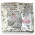 Irge Home - Copriletto Trapuntato Matrimoniale Velvet Mano Pesca Fantasia Floreale  Art. Sophie