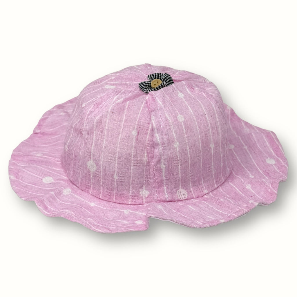 Teneri Bebè - Cappello Baby Femminuccia Fantasia In Puro Cotone  Art. 1613-p