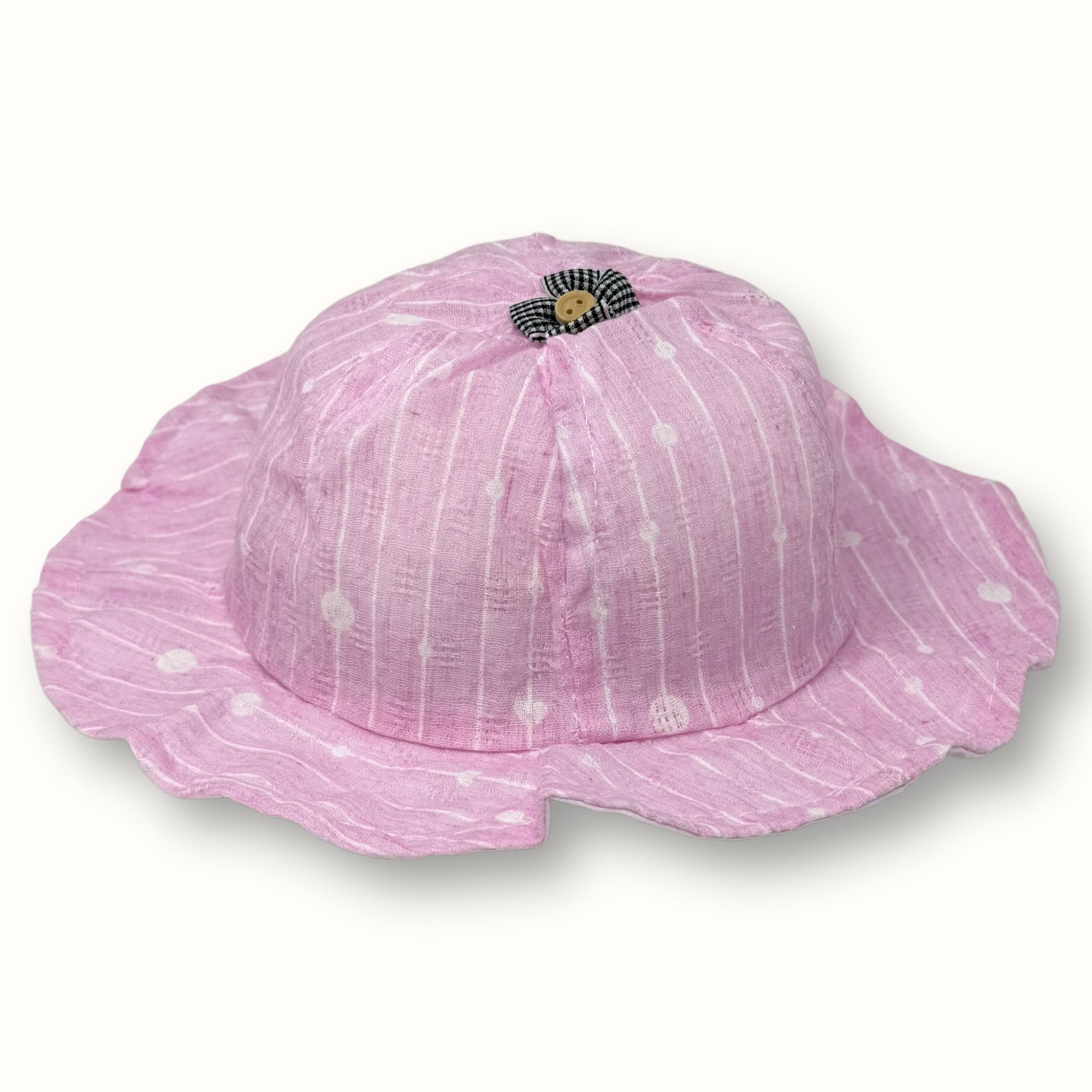 Teneri Bebè - Cappello Baby Femminuccia Fantasia In Puro Cotone  Art. 1613-p
