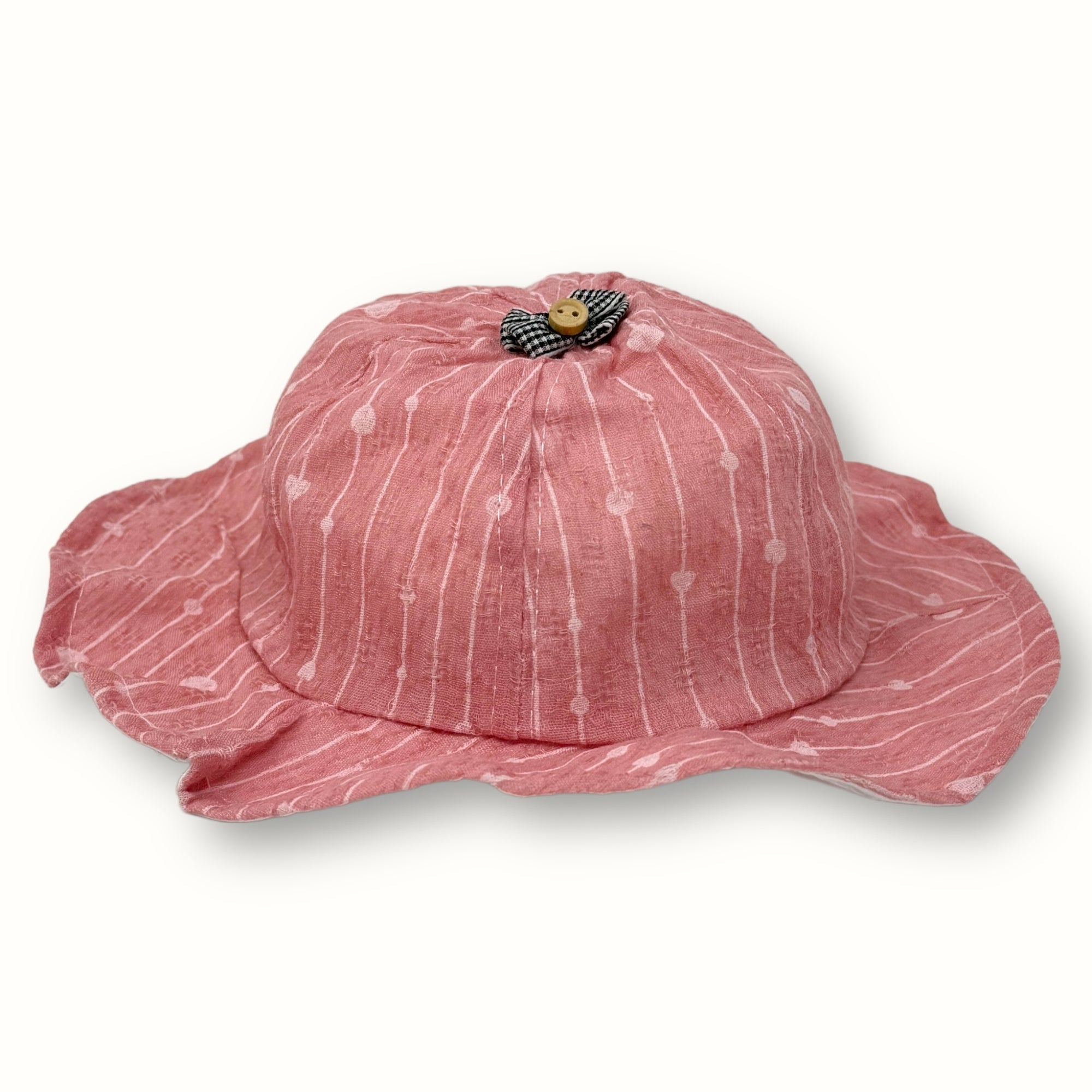 Teneri Bebè - Cappello Baby Femminuccia Fantasia In Puro Cotone  Art. 1613-p