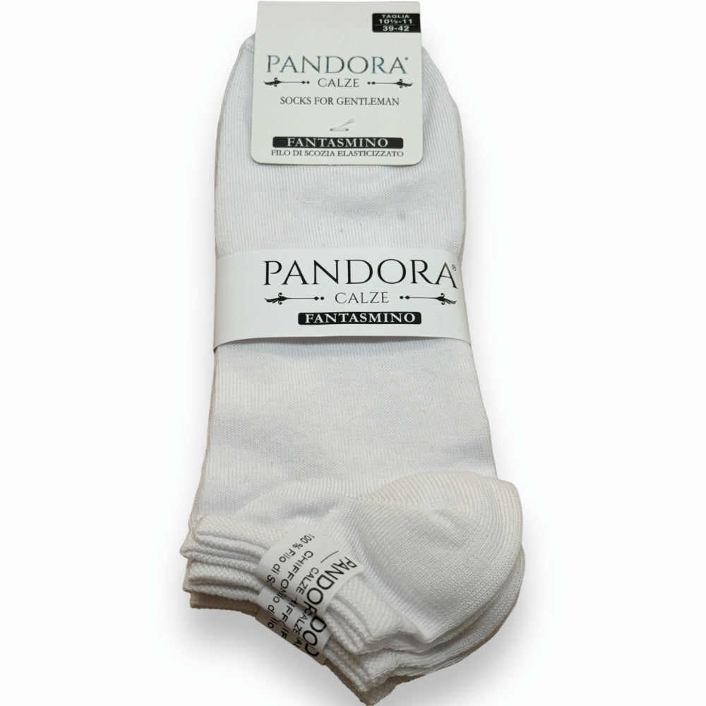 Pandora - Calzini Fantasmino Uomo E Donna In Filo Di Scozia Elasticizzato Art. P60
