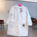 Minnie - Grembiule Scuola Elementare Bianco Con Ricamo  Art. Min0521