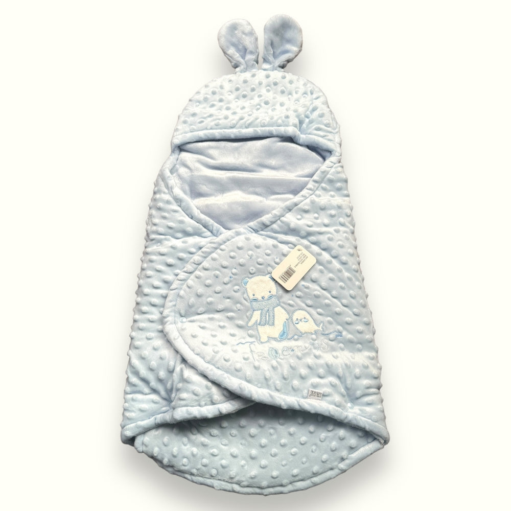 Irge - Baby Sacco In Morbido Coral Bubble Ricamato  Art. Ambra