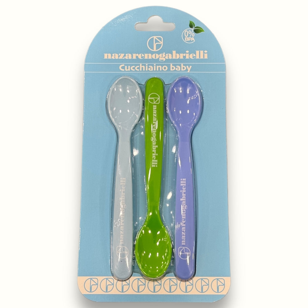 Nazareno Gabrielli - Set 3 Cucchiai Baby Colori Mascio E Femmina