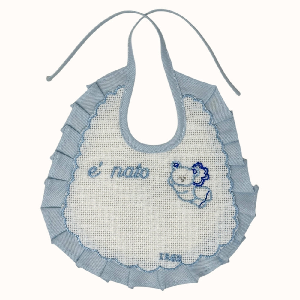Irge Baby -  Bavetta Tela Aida Da Ricamare In Puro Cotone Maschietto E Femminuccia  Art. Ir1474/1