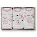 Nancy Baby - Set Regalo 3pezzi Bavette In Jacquard Ricamato  Art. 1888