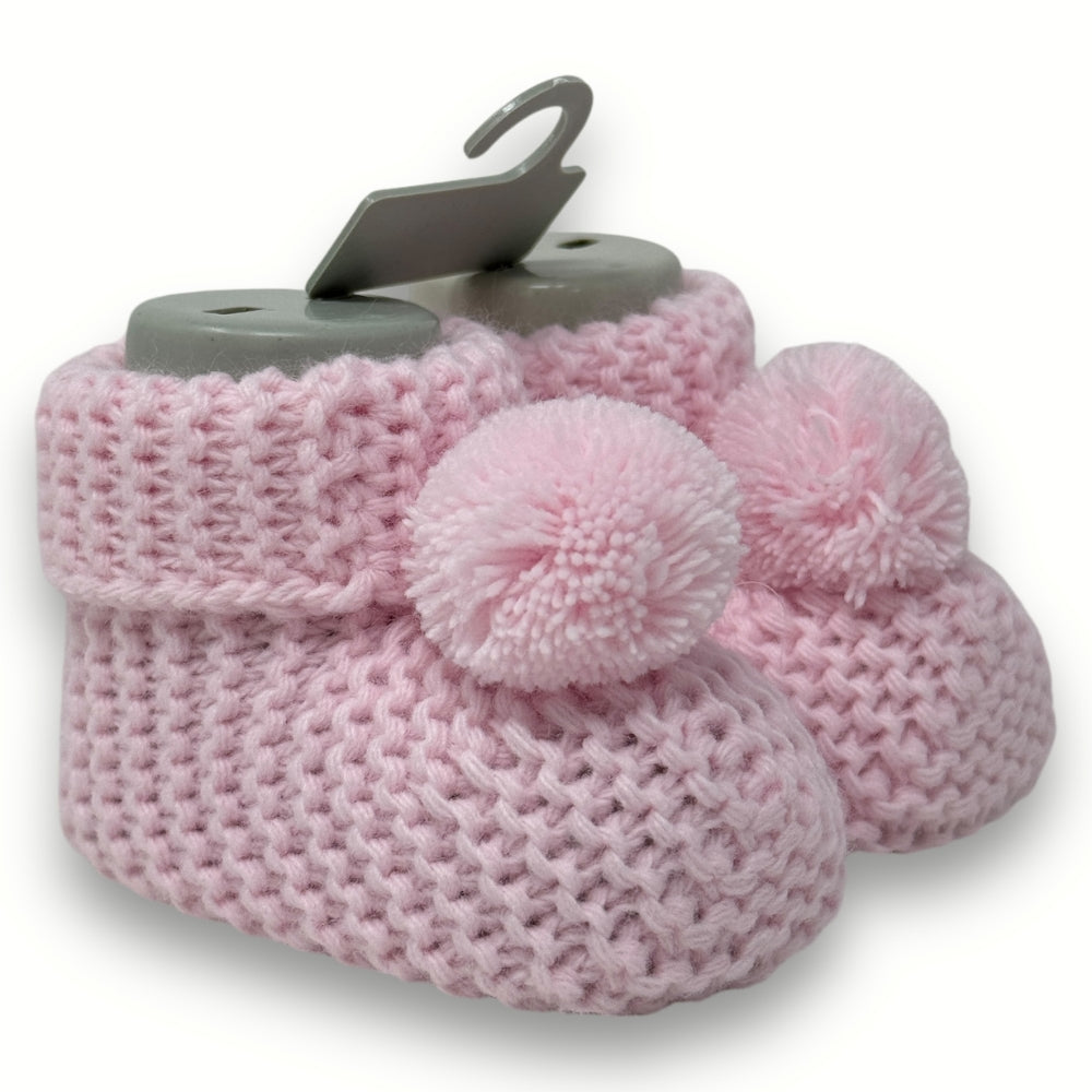 Nancy Baby - Scarpette Neonato E Neonata In Misto Lana Con Applicazione  Art. 1788
