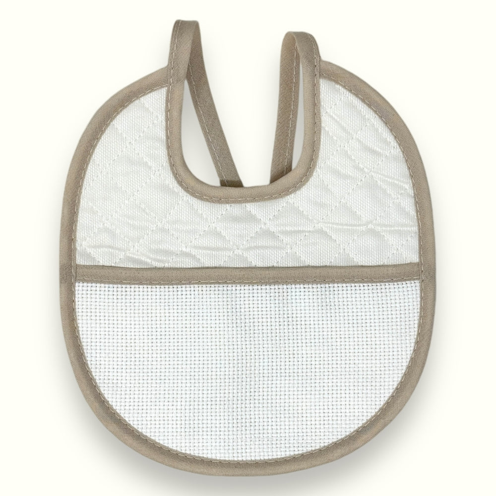Irge - Bavetta Prima Nascita Tela Aida Da Ricamo 100% Cotone  Art. Ir997-2