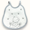 Irge Baby - Bavetta Prima Nascita Ricamata In Puro Cotone 100%  "vari Colori"  Art. Ir349-2