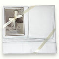 Renato Balestra - Completo Letto Lenzuola Matrimoniale Tinta Unita Con Profilo A Contrasto 100% Cotone Art. Lett120