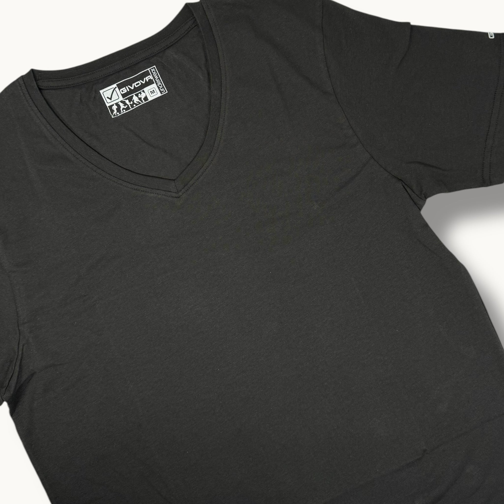 Givova - Maglia Uomo Collo Punta Mezza Manica Cotone Bielastico Art. Gt1000