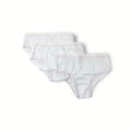 Confezione 3 Pezzi Slip Bimba In Puro Cotone Elastico Esterno  Art.rem Bimba
