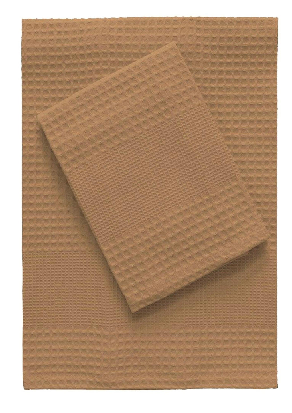 Irge - Set Asciugmano 1+1 Nido D'ape 100% Cotone