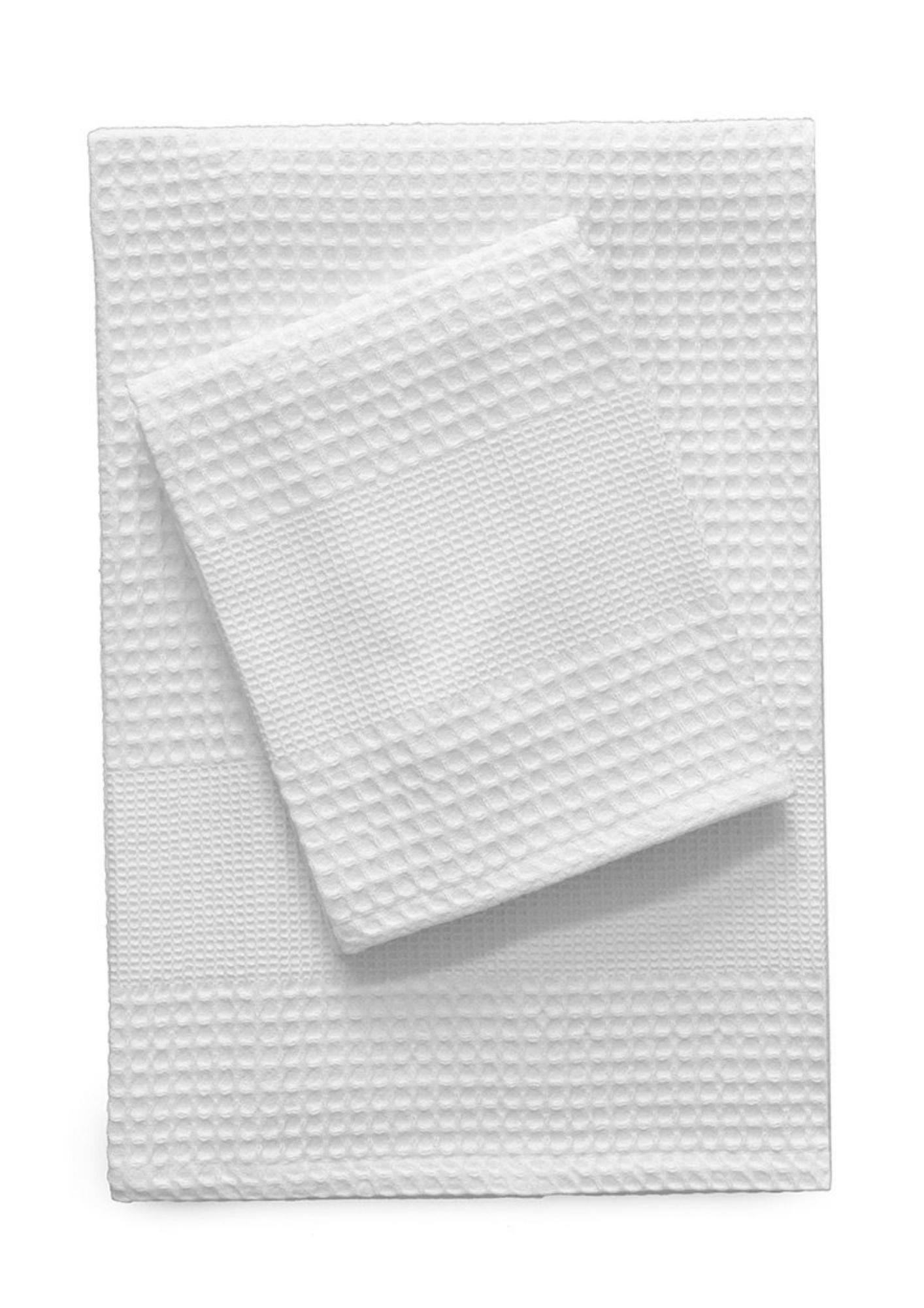 Irge - Set Asciugmano 1+1 Nido D'ape 100% Cotone