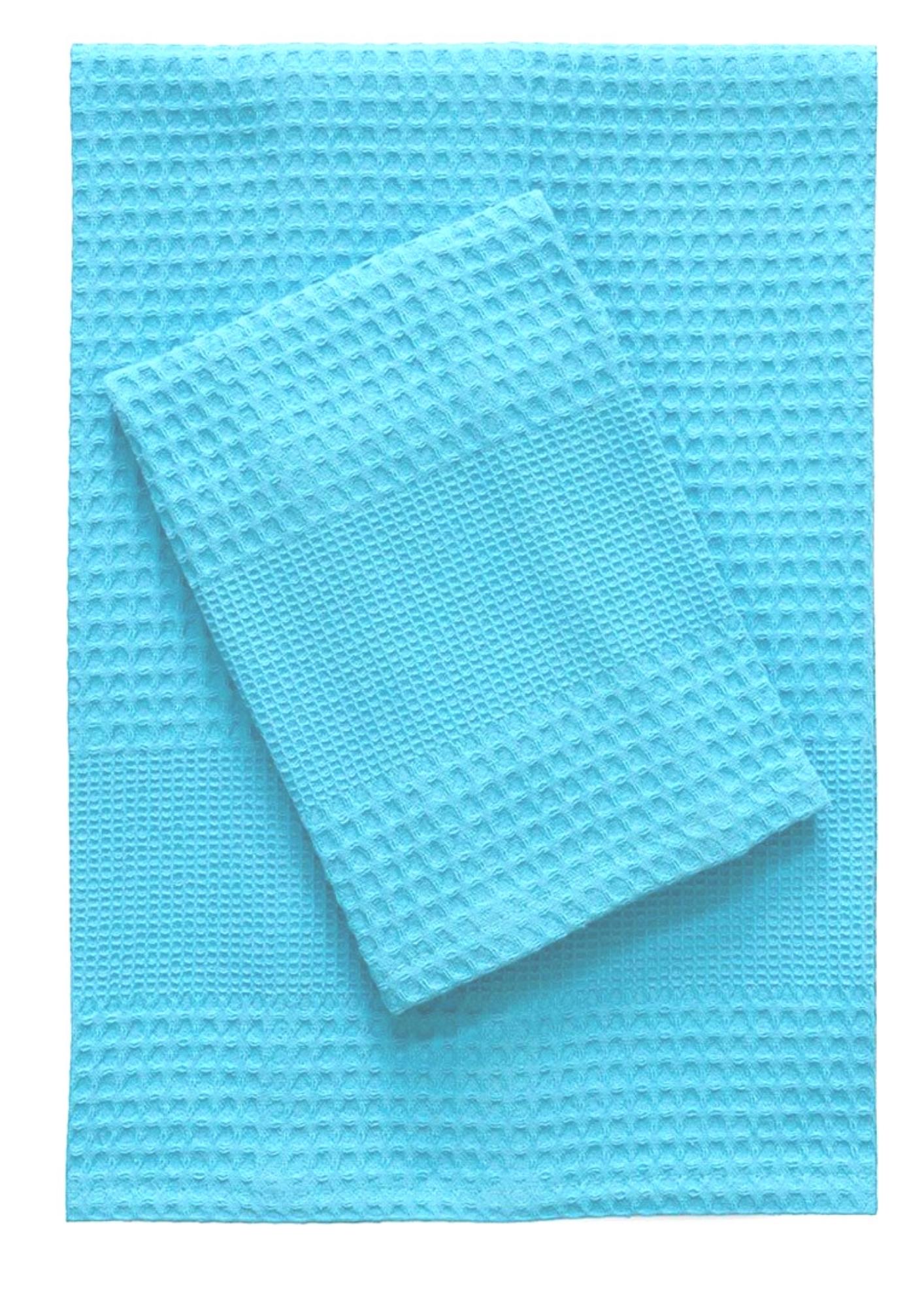 Irge - Set Asciugmano 1+1 Nido D'ape 100% Cotone